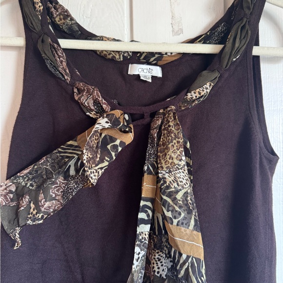 Vintage Cache Chocolate Brown Top - Picture 3 of 7